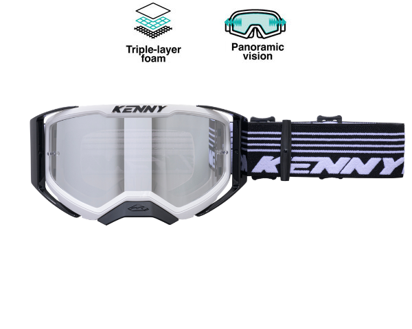 Kenny EVO 1 Crossbril White