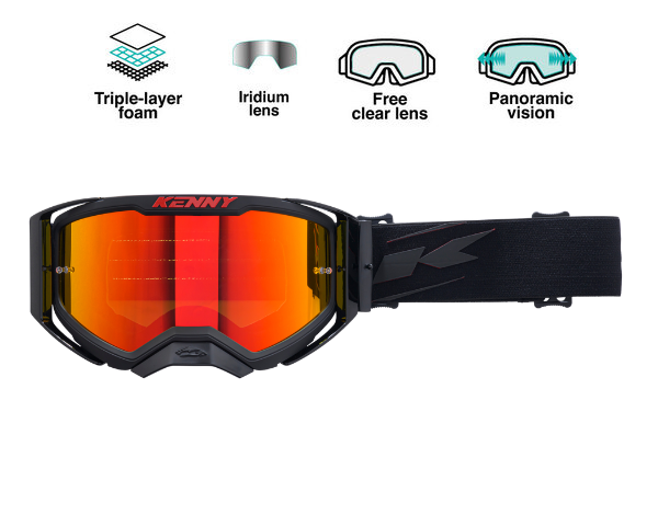 Kenny EVO 2 Crossbril Black