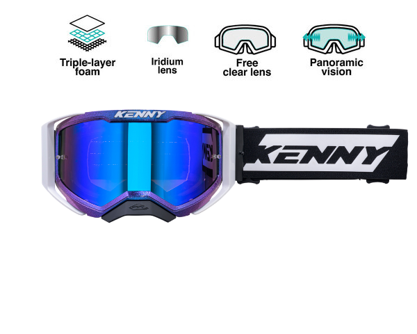 Kenny EVO 2 Crossbril Chameleon Blue Pearl