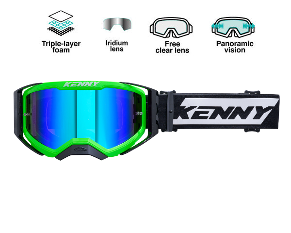 Kenny EVO 2 Crossbril Neon Green