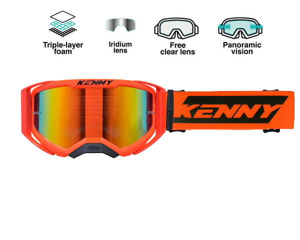 Kenny EVO 2 Crossbril Neon Orange