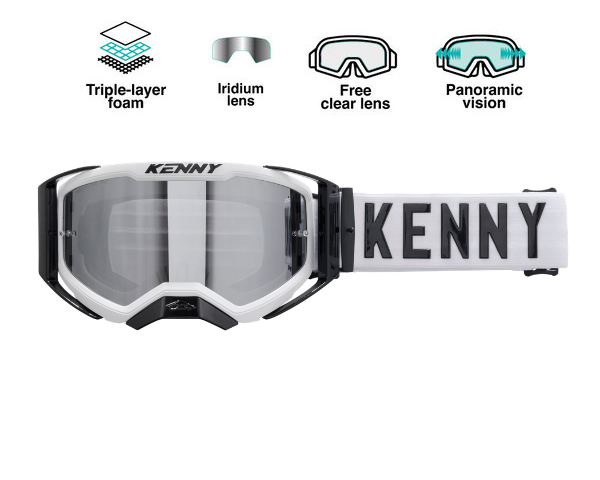 Kenny EVO 2 Crossbril White