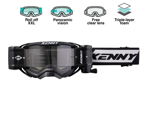 Kenny Performance Crossbril Roll-Off Black