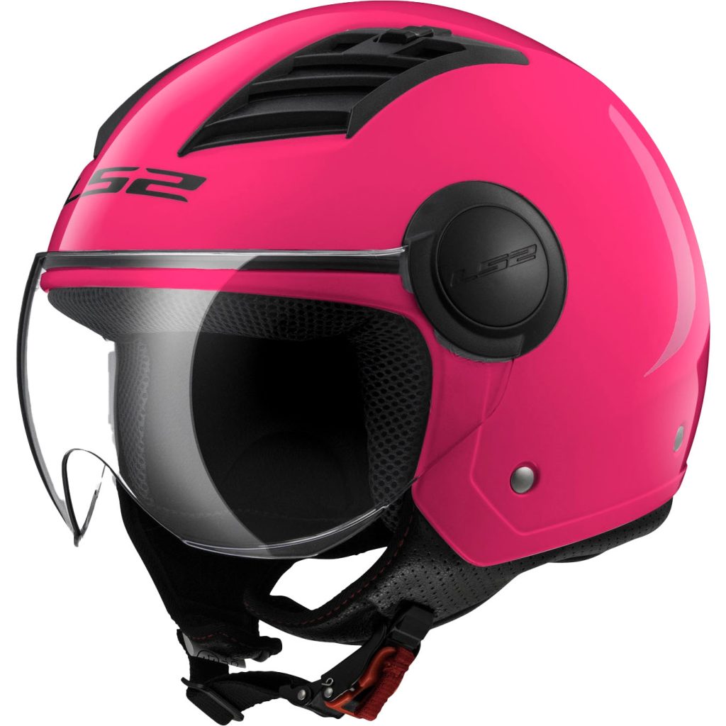 LS2 Airflow Solid Kort Vizier Jethelm