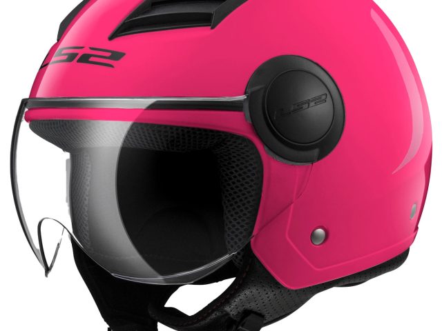LS2 Airflow Solid Kort Vizier Jethelm — foto 4