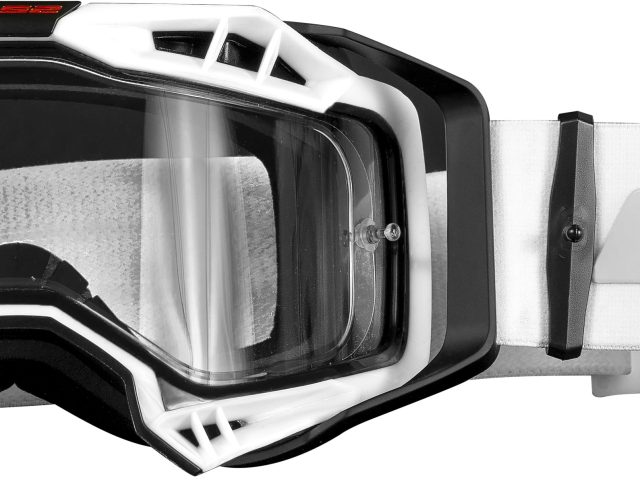LS2 Aura Enduro Black White Clear Lens crossbril