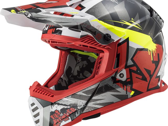 LS2 Fast EVO Crusher Crosshelm — foto 3