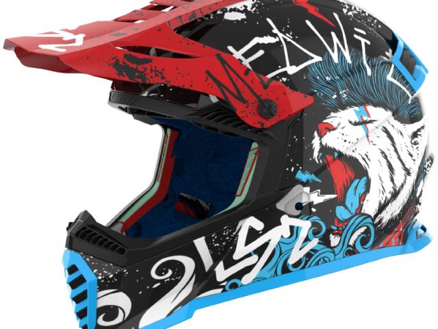 LS2 Fast EVO Mini II Starmaw Kinder Crosshelm — foto 2