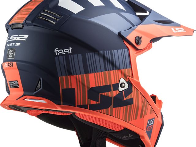 LS2 Fast EVO Xcode Crosshelm — foto 5