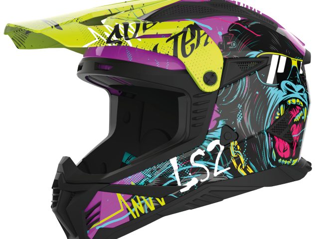LS2 Fast II Gorilla Crosshelm — foto 2