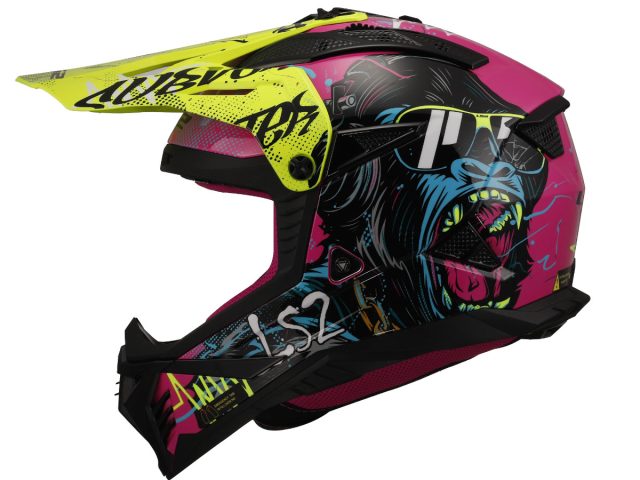 LS2 Fast II Gorilla Crosshelm — foto 5