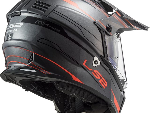 LS2 Pioneer EVO Knight Endurohelm — foto 4