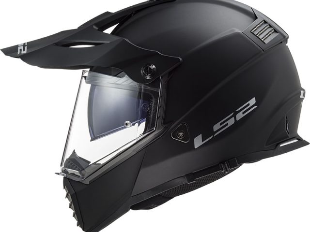 LS2 Pioneer EVO Single Mono Endurohelm — foto 7