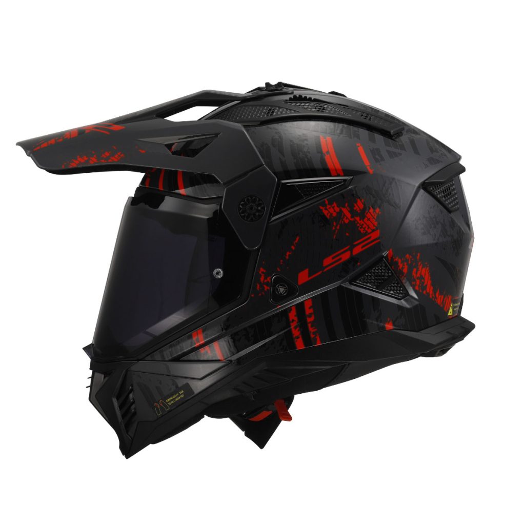 LS2 Pioneer II Crazy Endurohelm
