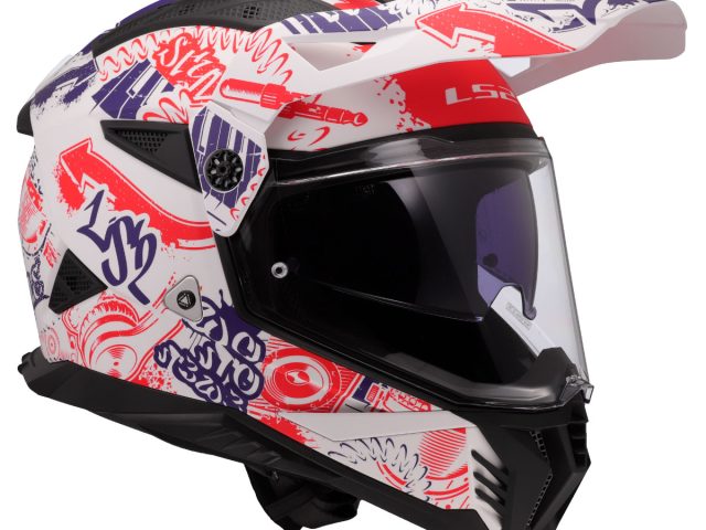 LS2 Pioneer II Fantasy Endurohelm — foto 4