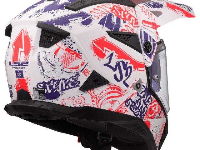 LS2 Pioneer II Fantasy Endurohelm — foto 6