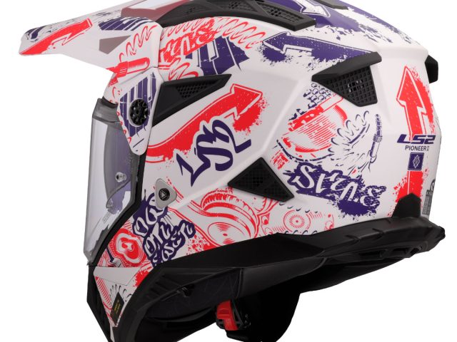LS2 Pioneer II Fantasy Endurohelm — foto 8