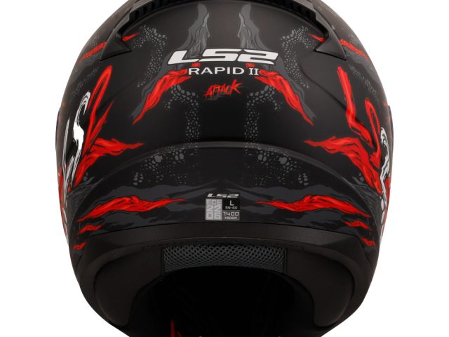 LS2 Rapid II Kaiju Integraalhelm — foto 4