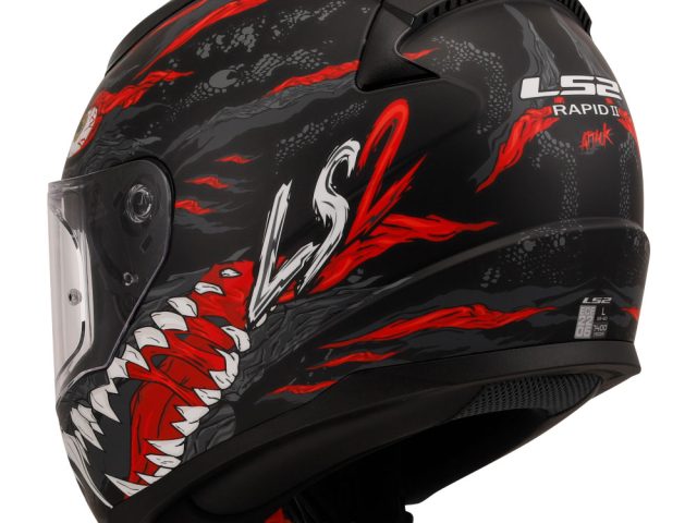 LS2 Rapid II Kaiju Integraalhelm — foto 5