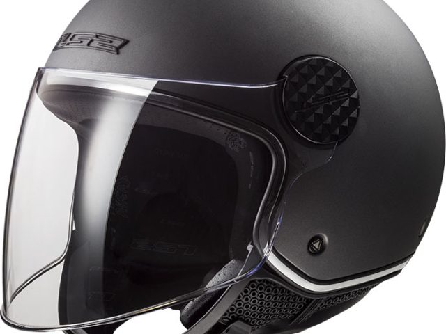 LS2 Sphere Lux II Solid jethelm — foto 6