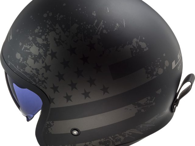 LS2 Spitfire II Black Flag Jethelm — foto 2