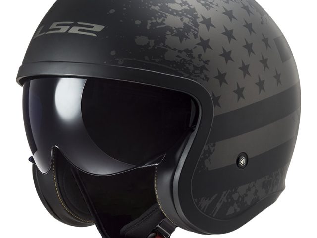 LS2 Spitfire II Black Flag Jethelm — foto 3