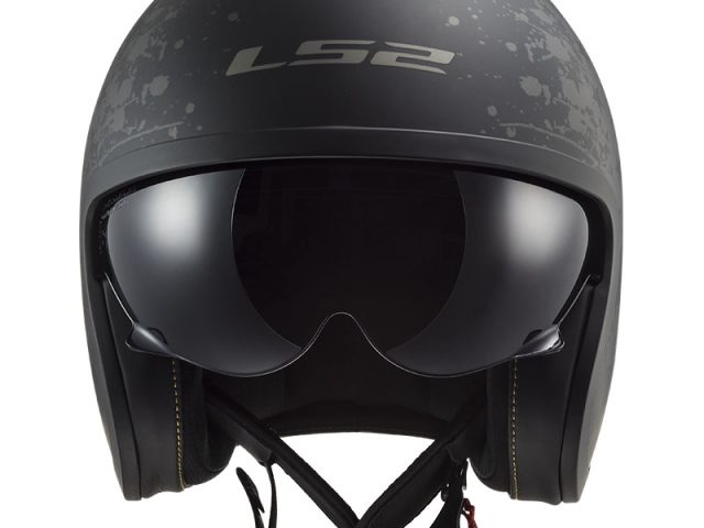 LS2 Spitfire II Black Flag Jethelm — foto 4