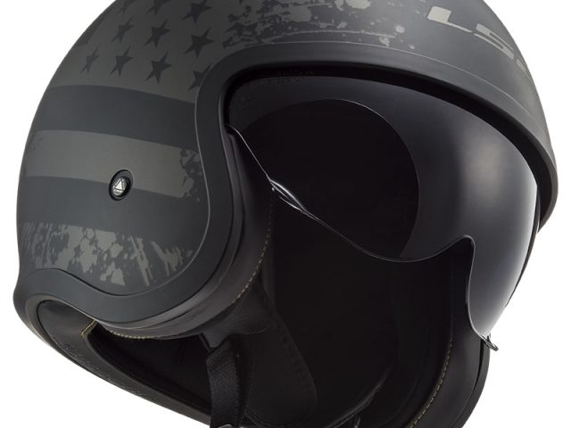 LS2 Spitfire II Black Flag Jethelm — foto 5