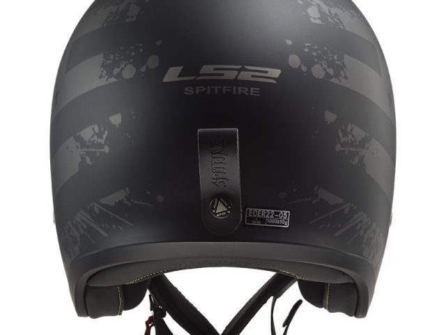 LS2 Spitfire II Black Flag Jethelm — foto 7