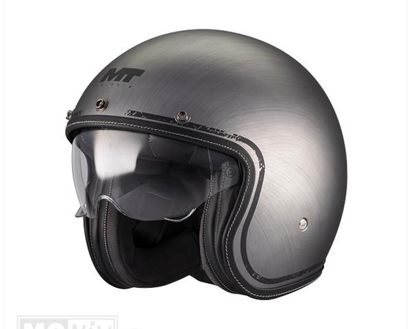 MT LE MANS II SV BRUSHED Jethelm — foto 2
