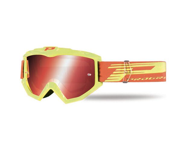 Progrip Atzaki 3201 Yellow Fluo Red Chrome Lens AntiScratch Crossbril