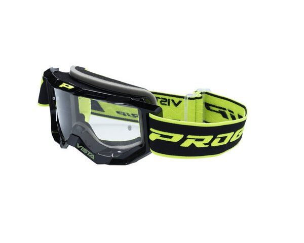 Progrip Vista N 3303 Black / Clear Lens NoFog AntiScratch crossbril — foto 2