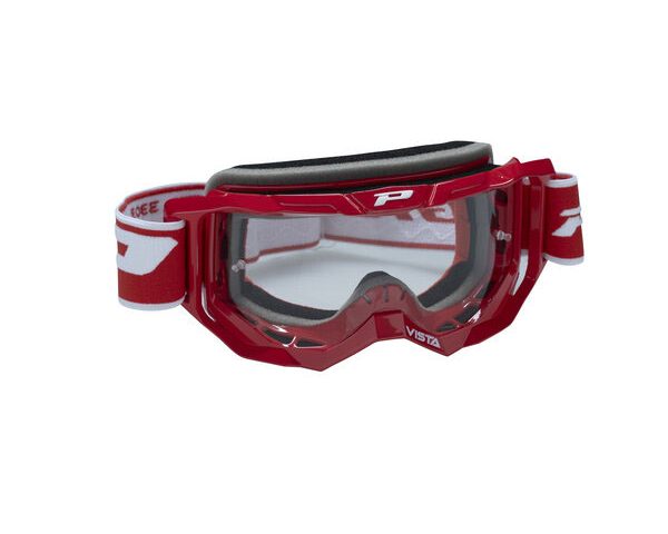 Progrip Vista N 3303 Red / Clear Lens NoFog AntiScratch crossbril