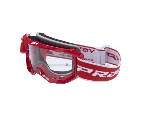 Progrip Vista N 3303 Red / Clear Lens NoFog AntiScratch crossbril — foto 2