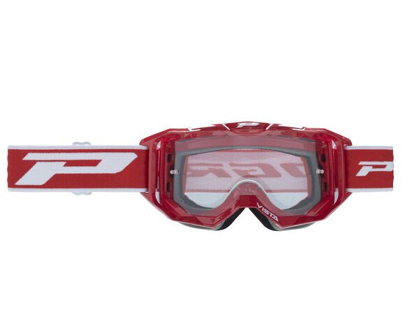 Progrip Vista N 3303 Red / Clear Lens NoFog AntiScratch crossbril — foto 3