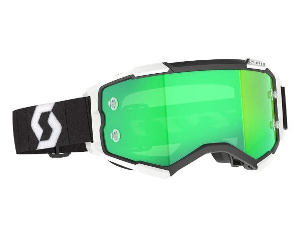 Scott Fury Black/White Green Chrome Works Crossbril