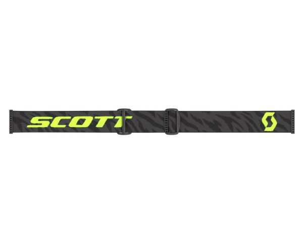 Scott Fury Zebra Black/Neon Yellow Yellow Chrome Works Crossbril — foto 2