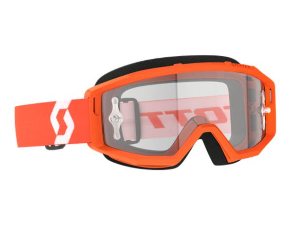 Scott Primal Clear Orange/White Works Crossbril