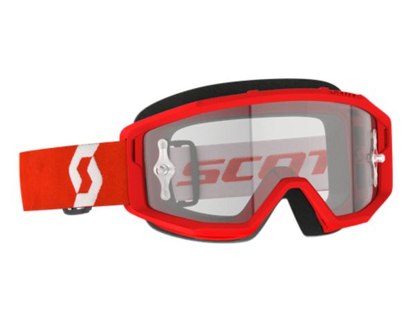 Scott Primal Clear Red/White Works Crossbril