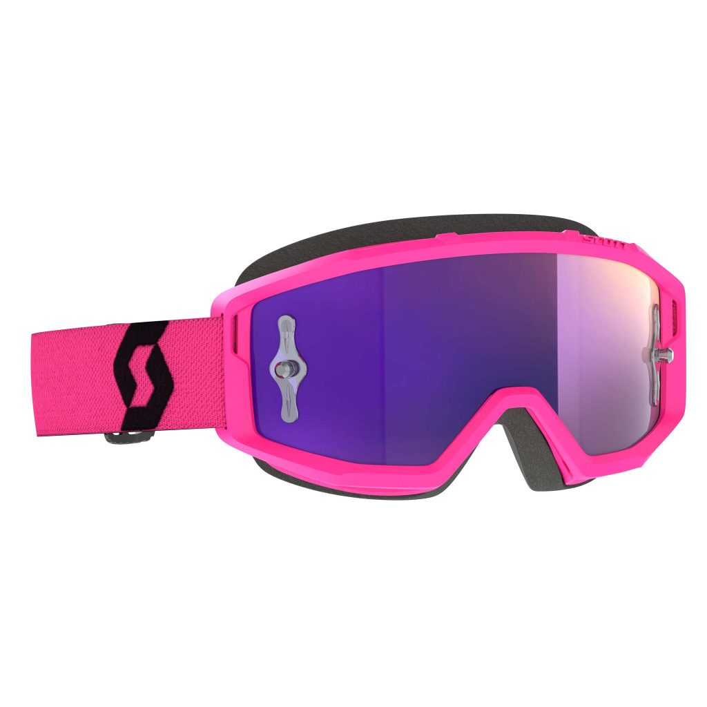Scott Primal Neon Pink/Black Purple Chrome Works Crossbril