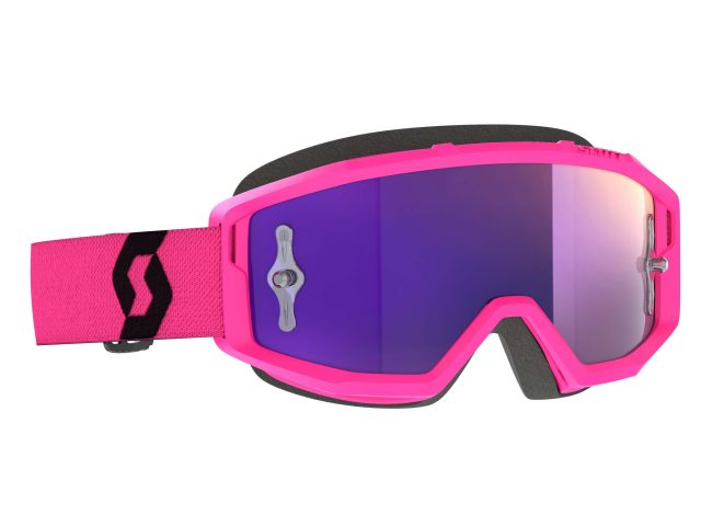 Scott Primal Neon Pink/Black Purple Chrome Works Crossbril
