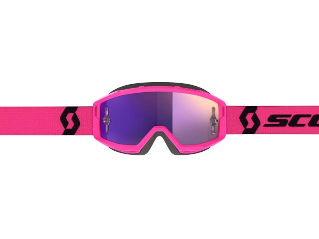 Scott Primal Neon Pink/Black Purple Chrome Works Crossbril — foto 2