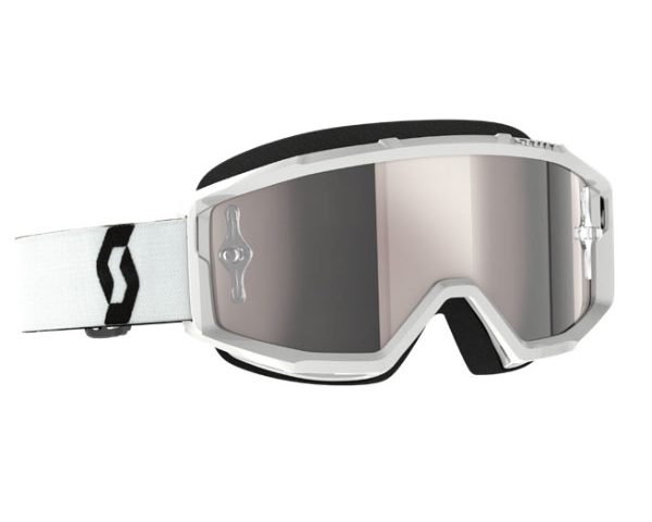 Scott Primal White Silver Chrome Works Crossbril