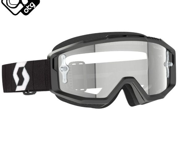 Scott Split OTG Black/White Clear Works Crossbril