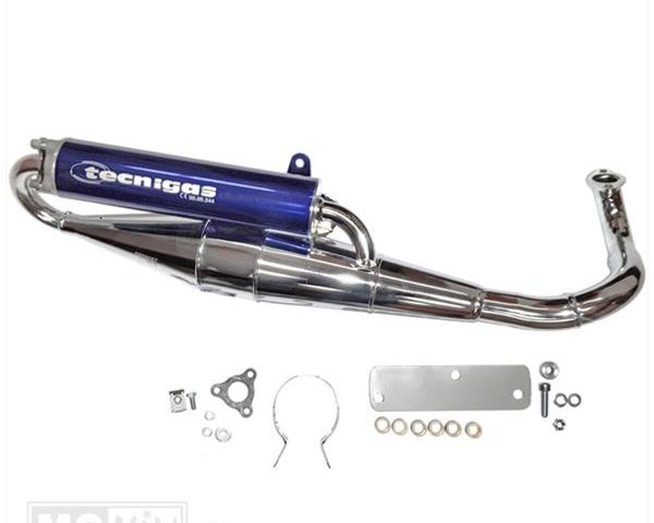 Uitlaat Tecnigas Next-R Chrome Derbi Predator 50cc 2T LC