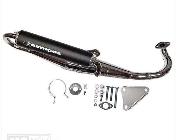Uitlaat Tecnigas Next-R Chrome Italjet Formula / Benelli 491 / TGB 50cc 2T
