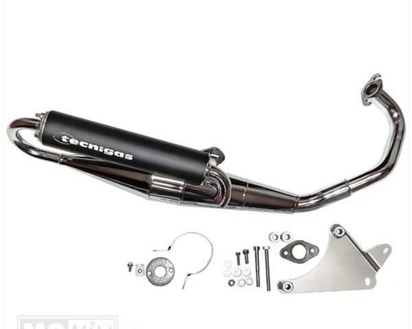 Uitlaat Tecnigas Next-R Chrome Kymco Super 9 / Vitality / SYM Jet 50cc 2T
