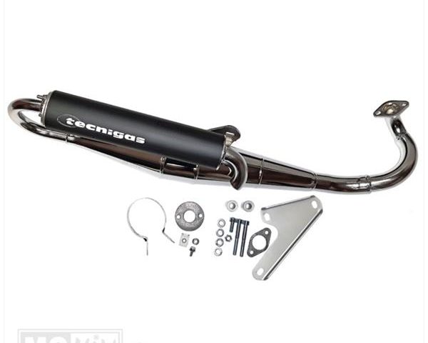 Uitlaat Tecnigas Next-R Chrome Morini / Suzuki Liggend (Katana / SR 2000)