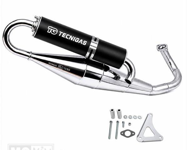 Uitlaat Tecnigas Next-R Chrome Piaggio Zip / Typhoon / Gilera Runner 50cc 2T