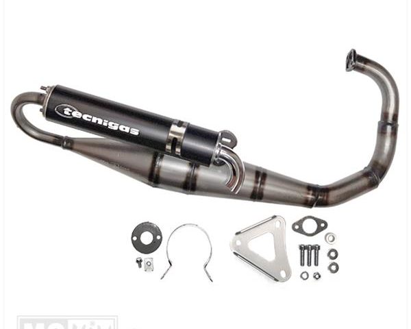 Uitlaat Tecnigas Next-R Yamaha Bw's / Slider / Spy / MBK Booster Minarelli Verticaal 50cc 2T